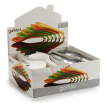 Lusikahoidja valge h&otilde;be plastmass (11 x 3 x 26 cm)