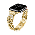 Apple Watch Diamond Chain Roostevaba Teras Rihm &ndash; Kuld 38/40/41mm