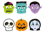 Paberist koletisemaskid Halloweeniks 6 tk.