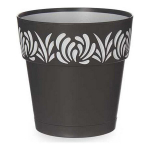 Isekastuv lillepott Gaia antratsiithall plastmass (15 x 15 x 15 cm)