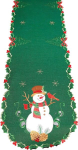 Tikandiga j&otilde;uluteemaline laudlina OS-303-C, 40x200 cm