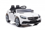 Kahekohaline elektriauto lastele Mercedes SLC 300, valge