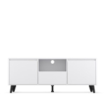 TV-alus Mebelbos Borg 2d1s, 139,8x38,9x55 cm, valge
