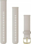 Garmin Quick Release 18 silikoonrihm (helebeež, kuldne pannal)