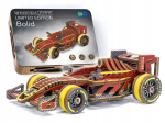 Woodencity mehaaniline puidust vormelauto mudel, 3d pusle, konstruktsiooniklotsid