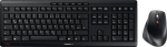 Cherry klaviatuuri ja hiire komplekt JD-8550DE-2, saksa QWERTZ, must, optiline hiir, 4000 dpi, USB A, 2.4 GHz raadio