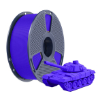 Sunlu PLA+ High-Speed Blue, 1,75mm, &plusmn;0,02mm, 64MPa, 86MPa, 2907MPa, 17%, 164&deg;C, 53&deg;C, 54&deg;C, 3,5kJ/m&sup2;, 6,3g/10min, 1,23g/cm&sup3;