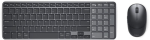 Dell Pro 7 laaditav kompaktne klaviatuur ja hiir - KM746, 2.4 GHz, traadita, Bluetooth, USA rahvusvaheline, grafiit