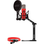 Rode Microphones NT1 Signature BUROINT1RD, mikrofon, XLR kaabel, laua stuudio k&auml;si, punane, kardioid, 20-20000Hz, 142dB