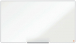 Terasest valge magnettahvel Nobo Impression Pro, laiekraan 55", 122x69 cm