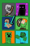 Minecraft pleed, 100x150 cm