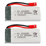 2 tk aku Potensic F181 F181WH F163 H12C droonile 3.7V 800mAh RC aku jaoks