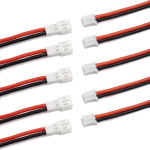 5 paari 10 JST-PH 2.0 mees- ja naisliitmike kaablit JJRC aku H36 H67 tera Inductrix EMachine E010 E013 jaoks
