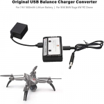1 tk originaal USB tasakaalustuslaadija 7.4V 1800mAh liitium-ioonaku jaoks MJX B5W Bug 5W RC Drone jaoks
