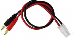 1 tk Tamiya laadimiskaabel 4 mm kuldkontaktiga banaanipistik 14AWG 30 CM
