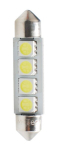 M-TECH LED L311W - C5W 41mm 4xSMD5050 CANBUS valged LED pirnid
