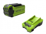 40V 2A laadija komplekt + 2Ah GREENWORKS GSK40B2 aku - 2936607