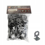 Plaatide tasanduss&uuml;steem &ndash; 100 klambrit &ndash; 1,5 mm &ndash; 7 &ndash; 15 mm &ndash; STANDARD &ndash; AWTOOLS
