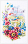 Tikkimiskomplekt Magic Needle "Wild Flowers of the Coast" 210-351