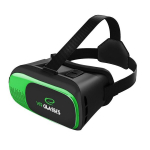 Virtuaalreaalsuse prillid Esperanza EGV300, 3D virtuaalprillid&nbsp;Esperanza EGV300, sobib&nbsp; 3.5&rdquo; - 6&rdquo; nutitelefonidele, must/roheline