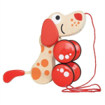 Hape Pepe pull koer, puidust m&auml;nguasi