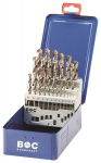 Puurikomplekt HSS-G 1,0 - 13,0 mm Bohrcraft, 25 tk