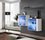Sektsioon ASM Switch SB 3, hall/valge