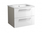 Alumine vannitoakapp kraanikaussiga RB Bathroom Joy 61 cm, hall/valge