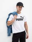PUMA - Meeste l&uuml;hikeste varrukatega T-s&auml;rk, ESS LOGO TEE