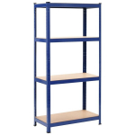 vidaXL hoiuriiul, sinine 80 x 40 x 160 cm, teras ja MDF, Mėlyna