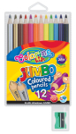 V&auml;rvilised pliiatsid COLORINO teritajaga, &uuml;marad, 12 v&auml;rvi