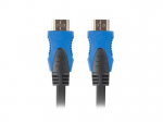 HDMI kaabel - LANBERG - CA-HDMI-20CU-0030-BK - 3 meetrit - Kuldedetud isane - 3840x2160