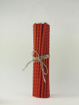 Mesilasvahast keerdk&uuml;&uuml;nlad, punane, 45 tk, 0,9x25 cm