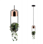 Rippvalgusti Paulmann Fanja 1-lamp Plant-valgusti must/vask Ilma lambita, max. 20 W GU10 920053426