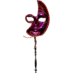 Veneetsia t&uuml;&uuml;pi maskeraadi mask, pulgaga