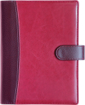 Boss N&auml;dal A5 horisontaal, LUX kaaned (TUMEPUNANE), Boss Week A5 horizontal, LUX covers (dark red)