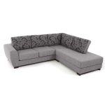 Nurgadiivan Manhattan, parem nurk, musta v&auml;rvi jalad, Nurgadiivan Manhattan, parem nurk, helehall Inari 91, musta v&auml;rvi jalad