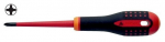 Elektriku kruvikeeraja ERGO&trade; SLIM Phillips PH1x80mm 1000V VDE peenikese teraga