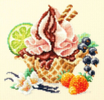Tikkimiskomplekt Magic Needle "Vanilla Ice Cream" 120-071