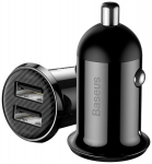 Baseus autolaadija Grain Pro 2x USB 4,8A must
