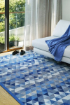 Narma kahepoolne smartWeave&reg; &scaron;enillvaip Luke, sinine, 70 x 140 cm