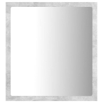 vidaXL LED vannitoa peeglikapp, betoonhall, 40 x 8,5 x 37 cm, akr&uuml;&uuml;l