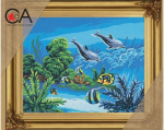 Kanvaa pildiga - tikkimiskomplekt, 22cm x 30cm, Collection D'Art, 6148K