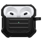 K&ouml;itmata k&otilde;rvaklapid - SPIGEN - Tough Armor - Apple AirPods 3 (2021) - K&otilde;rva sisene - Must