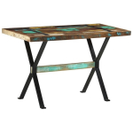 vidaXL s&ouml;&ouml;gilaud, 120 x 60 x 76 cm, toekas taastatud puit