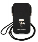 Karl Lagerfeld Kott KLHCP12LOPHKMK 6,7 Musta v&auml;rv/black Saffiano Ikonik Karl'i deklas