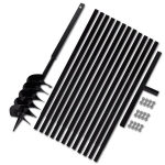 K&auml;epidemega maapuur 150 mm koos pikendustoruga 13 m terasest