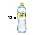 Kergelt gaseeritud vesi Akvilė loodusliku sidrunimaitsega, 12 x 0,5 l (pakend)