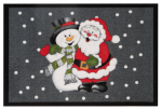 Uksematt Hanse Home Printy Santa and Snowman, 40x60 cm