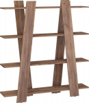 Riiul Via 140, tumepruun